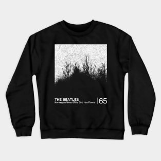 Norwegian Wood  / Minimalist Graphic Design Fan Artwork Crewneck Sweatshirt